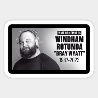 RIP BRAY WYATT 2023 Sticker